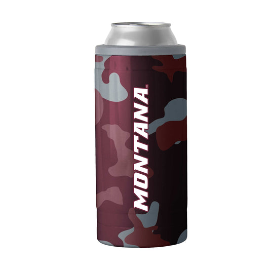 Montana Camo Swagger 12oz Slim Can Coolie - Logo Brands - Flyclothing LLC