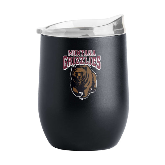 Montana Black 16oz Powder Coat Curved Bev - Logo Brands - Flyclothing LLC