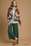 Umgee Textured Knit Wide Leg Pants - Trendsi - Flyclothing LLC