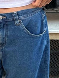 High Waist Denim Shorts with Pockets - Trendsi - Flyclothing LLC