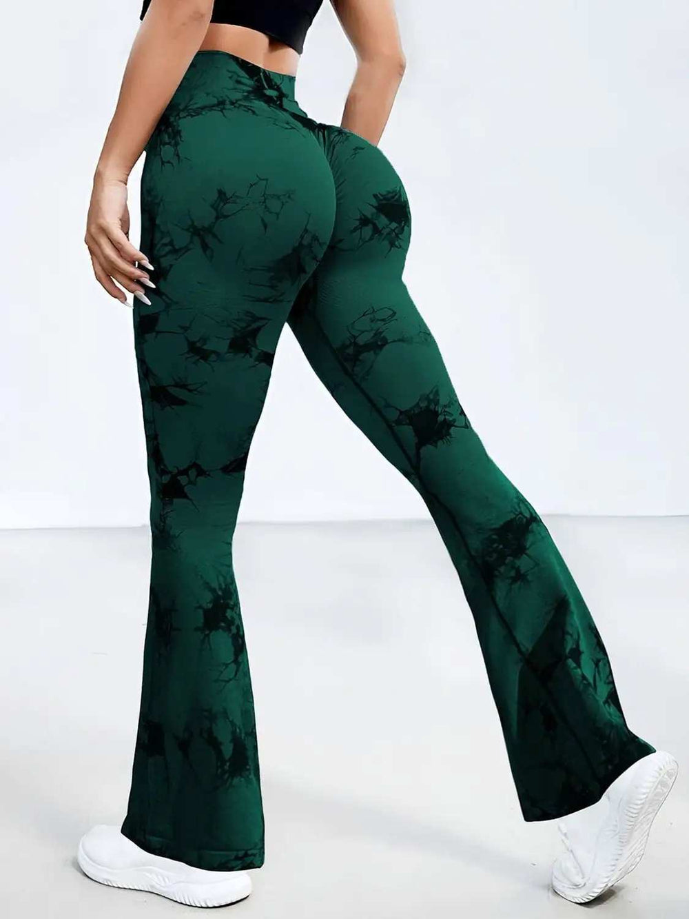 Tie-Dye High Waist Active Leggings - Trendsi - Flyclothing LLC