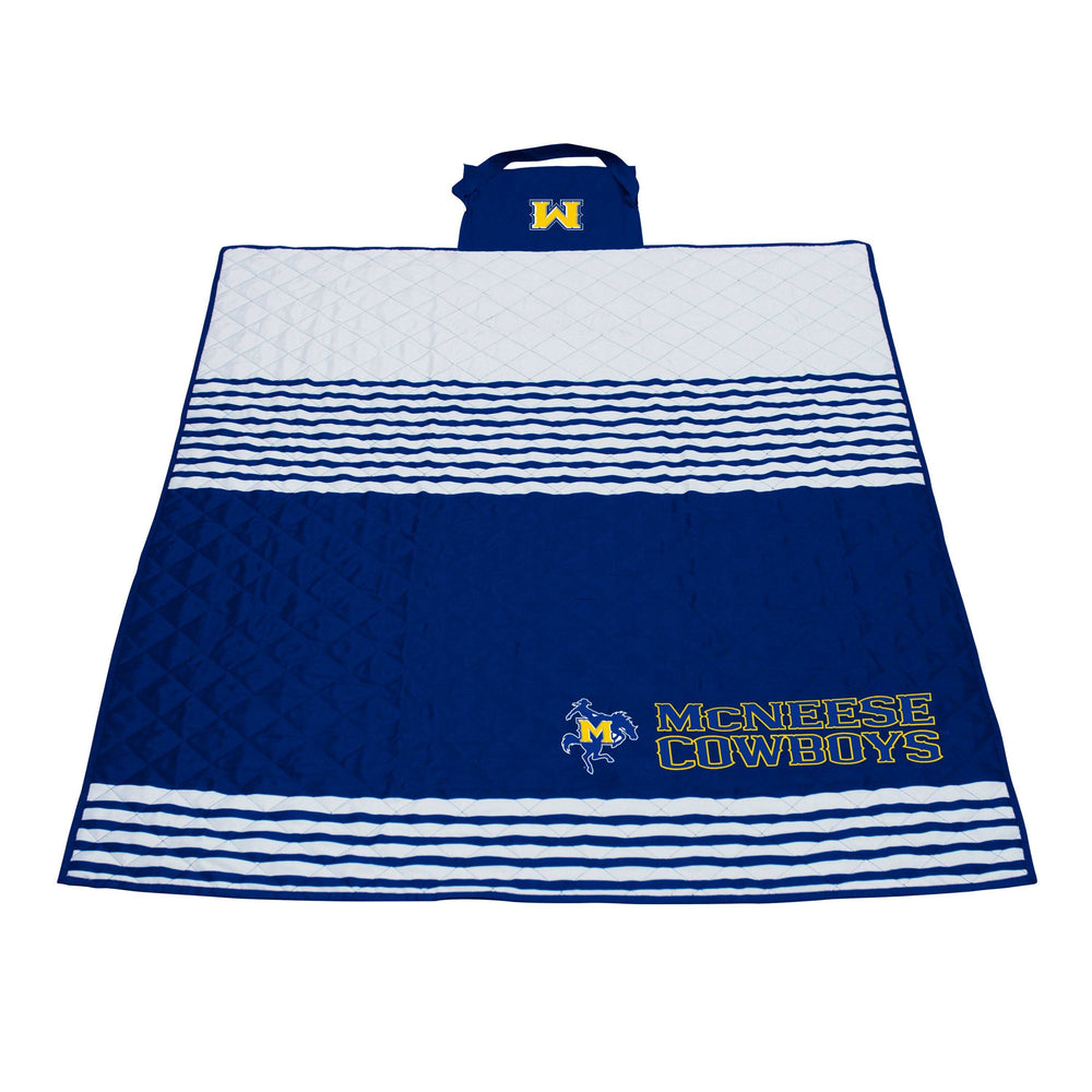 McNeese State Outdoor Blanket - Logo Brands - Flyclothing LLC