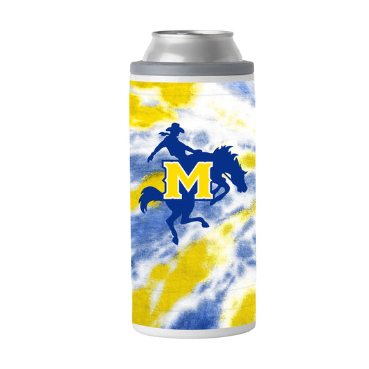 McNeese State 12oz Tie Dye Slim Can Coolie - Logo Brands - Flyclothing LLC