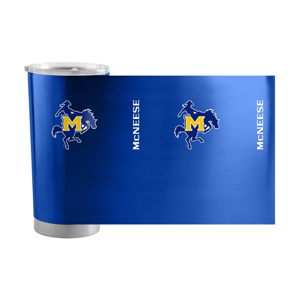 McNeese State 20oz Gameday Stainless Tumbler - Logo Brands - Flyclothing LLC
