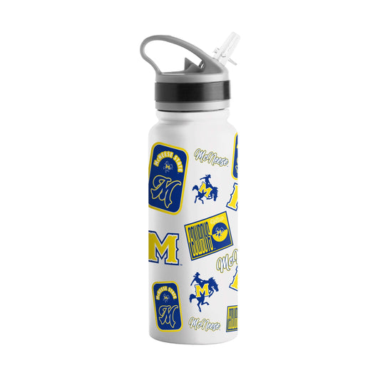 McNeese State 25oz Dreamweave SingleWall FlipTop Bottle - Logo Brands - Flyclothing LLC