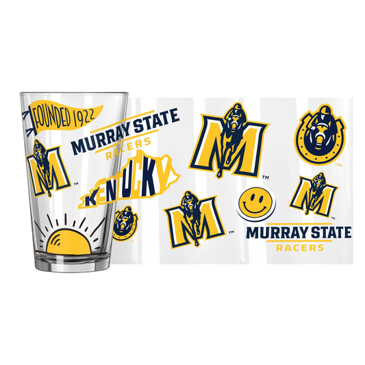 Murray State 16oz Native Pint Glass - Logo Brands - Flyclothing LLC