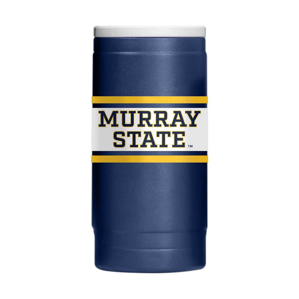 Murray State 12oz Stripe Powdercoat SlimCan Coolie - Logo Brands - Flyclothing LLC