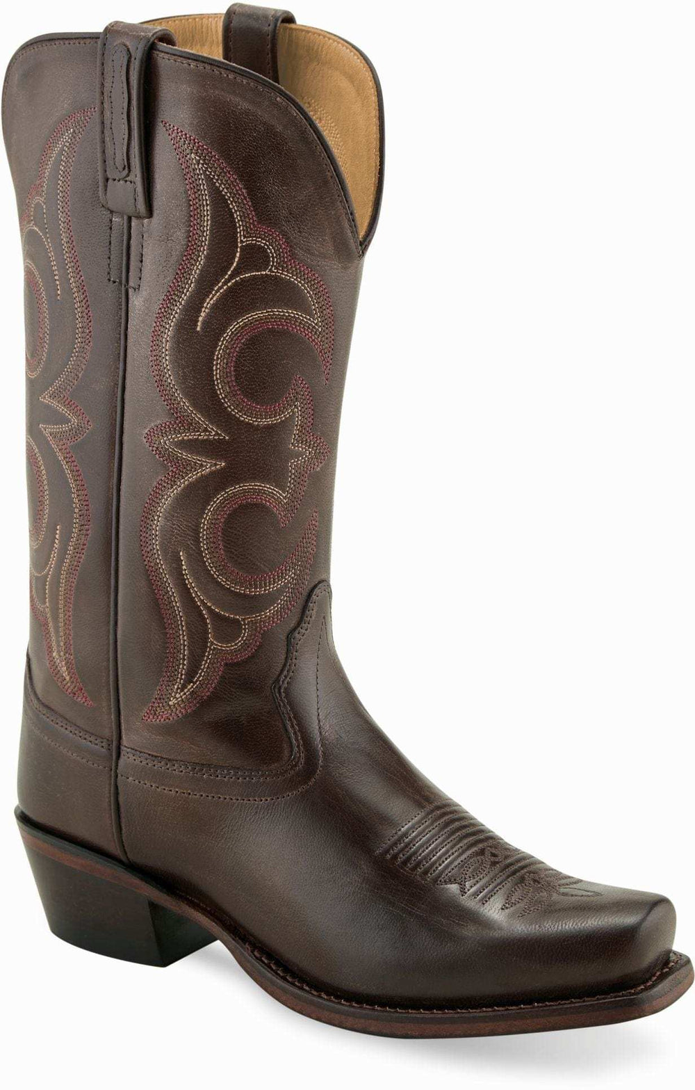 Old West Brown Canyon Women's Medium Square Toe Boots - Old West - Flyclothing LLC