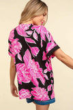 Haptics Floral Drop Shoulder T-Shirt - Trendsi - Flyclothing LLC