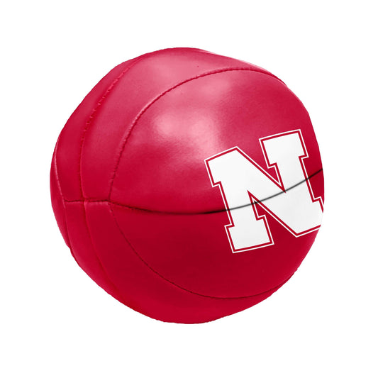 University of Nebraska Red Micro Soft Basketball f/ Primary Logo - Logo Brands - Flyclothing LLC