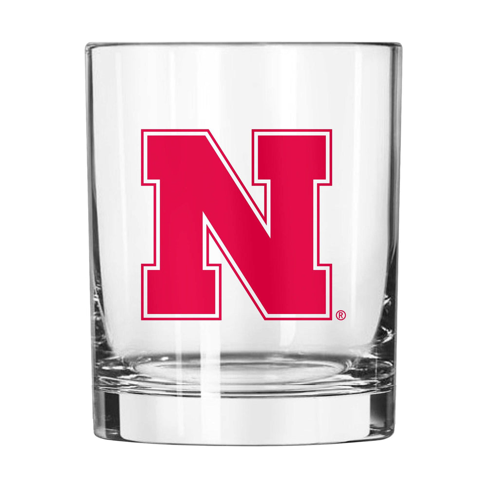 Nebraska 14oz Gameday Rocks Glass - Logo Brands - Flyclothing LLC