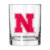 Nebraska 14oz Gameday Rocks Glass - Logo Brands - Flyclothing LLC
