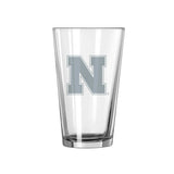 Nebraska 16oz Frost Pint Glass - Logo Brands - Flyclothing LLC