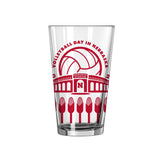 Nebraska 2023 Volleyball Day 16oz Pint Glass - Logo Brands - Flyclothing LLC