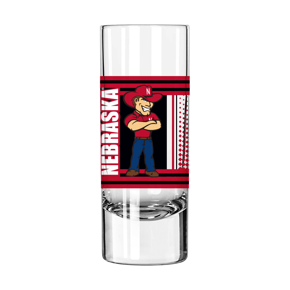 Nebraska 2.5oz Hero Shooter Glass - Logo Brands - Flyclothing LLC
