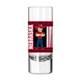 Nebraska 2.5oz Hero Shooter Glass - Logo Brands - Flyclothing LLC