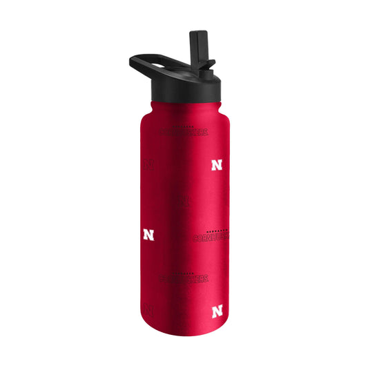 Nebraska 34oz Step And Repeat Quencher Bottle - Logo Brands - Flyclothing LLC