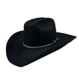 Rockmont Clothing Black Cattleman Western Cowboy Hat with Horse Hair Band - Rockmount Clothing - Flyclothing LLC