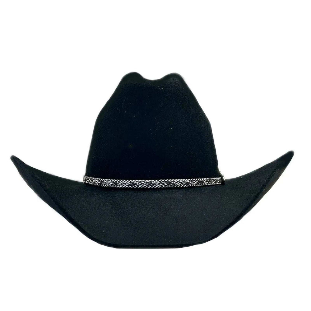 Rockmont Clothing Black Cattleman Western Cowboy Hat with Horse Hair Band - Rockmount Clothing - Flyclothing LLC