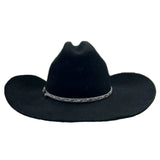 Rockmont Clothing Black Cattleman Western Cowboy Hat with Horse Hair Band - Rockmount Clothing - Flyclothing LLC