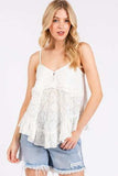 Mittoshop Textured V-Neck Cami - Trendsi - Flyclothing LLC