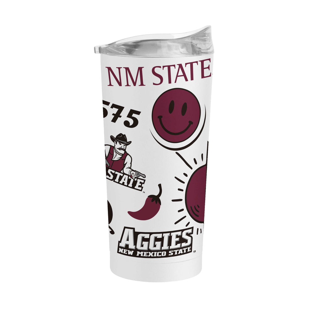 New Mexico State 20oz Native Powder Coat Tumbler - Logo Brands - Flyclothing LLC