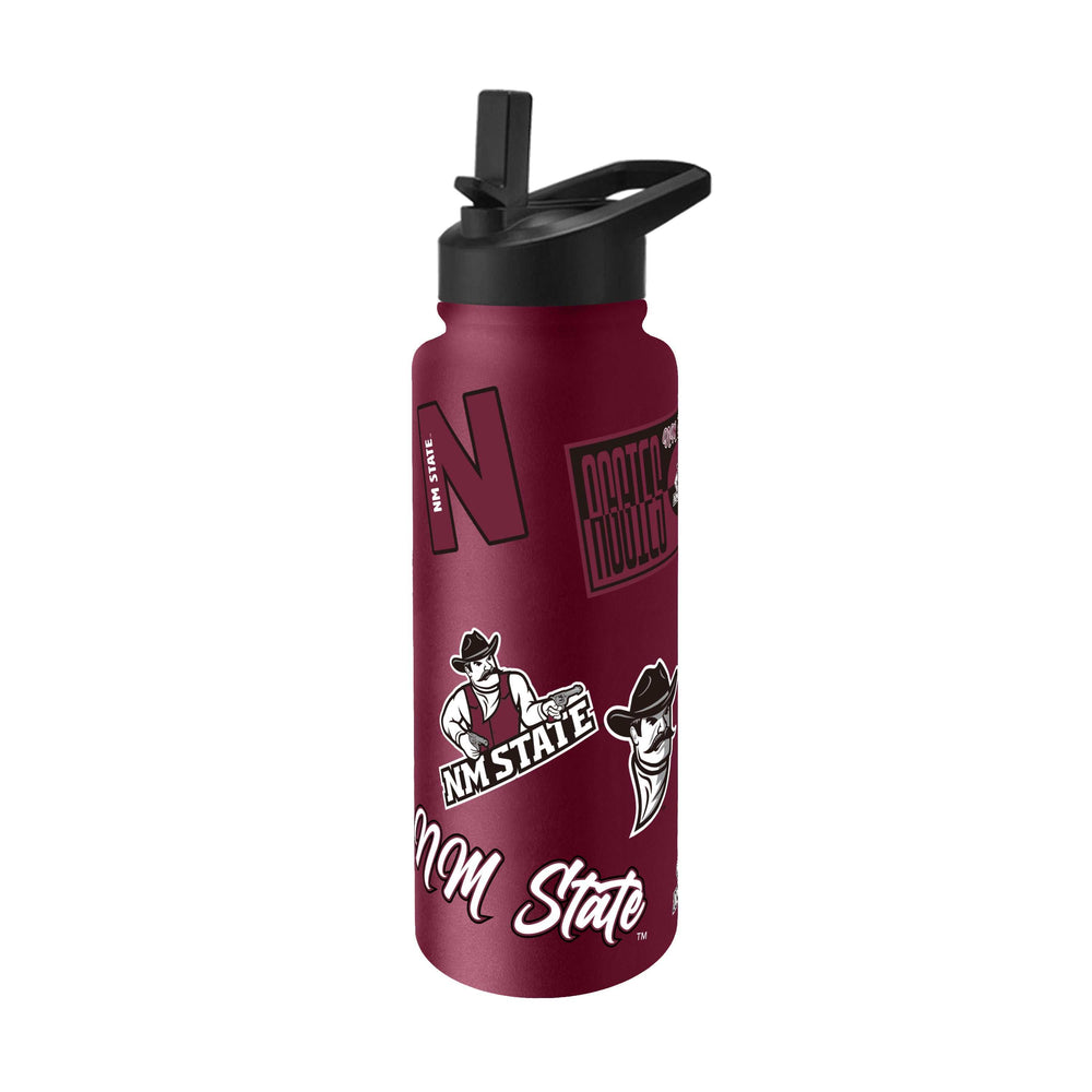 New Mexico State 34oz Dreamweave Quencher Bottle - Logo Brands - Flyclothing LLC