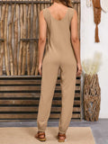 Wide Strap Jumpsuit with Pockets - Trendsi - Flyclothing LLC