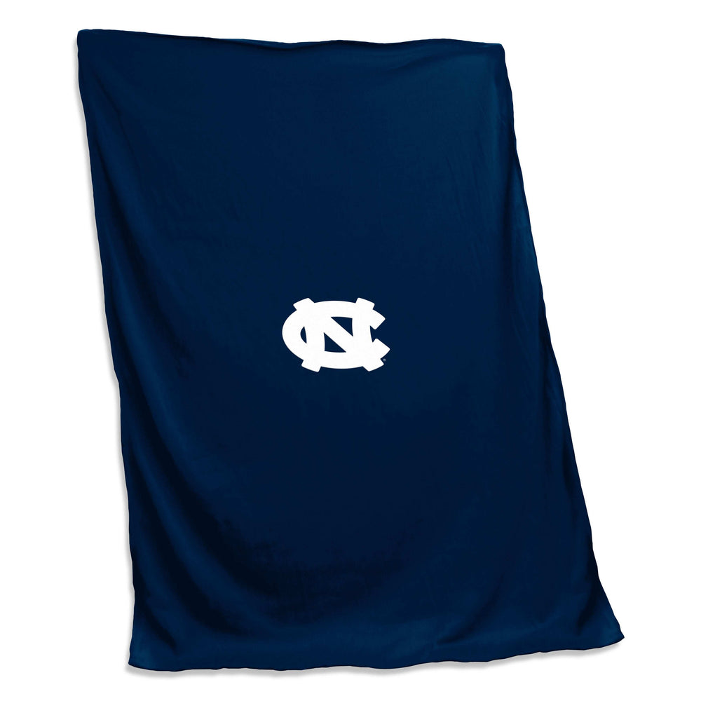 North Carolina Navy Sweatshirt Blanket (Screened) - Logo Brands - Flyclothing LLC