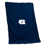 North Carolina Navy Sweatshirt Blanket (Screened) - Logo Brands - Flyclothing LLC