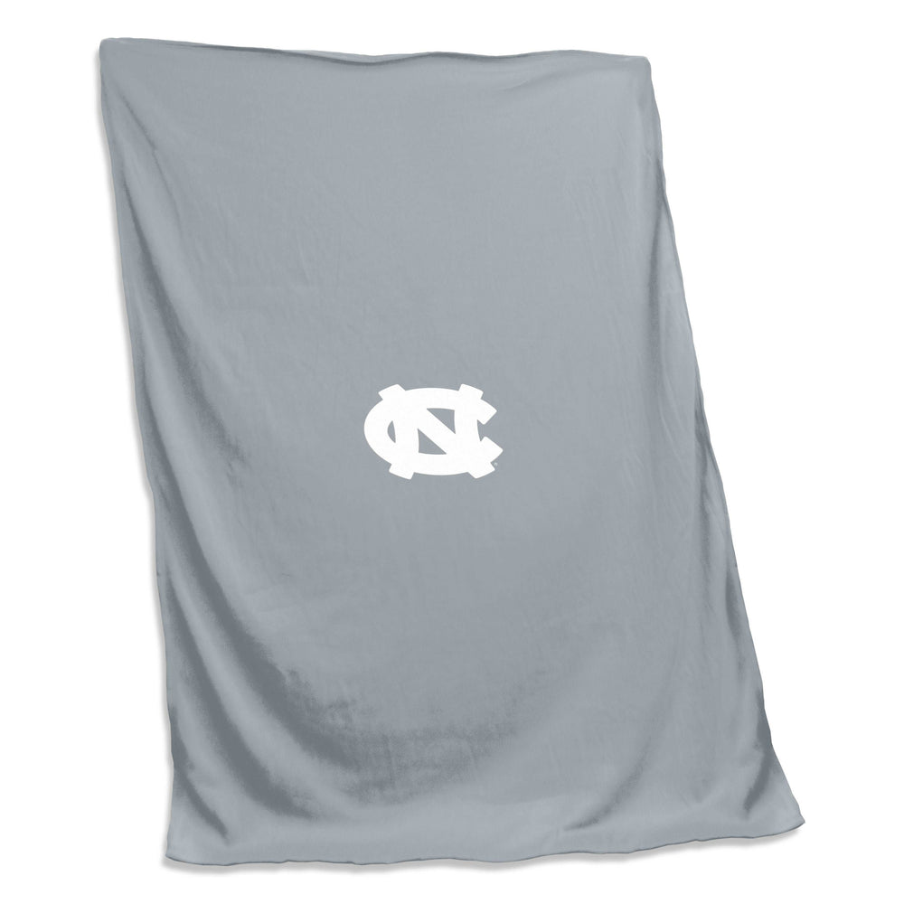 North Carolina Gray Sweatshirt Blanket (Screened) - Logo Brands - Flyclothing LLC