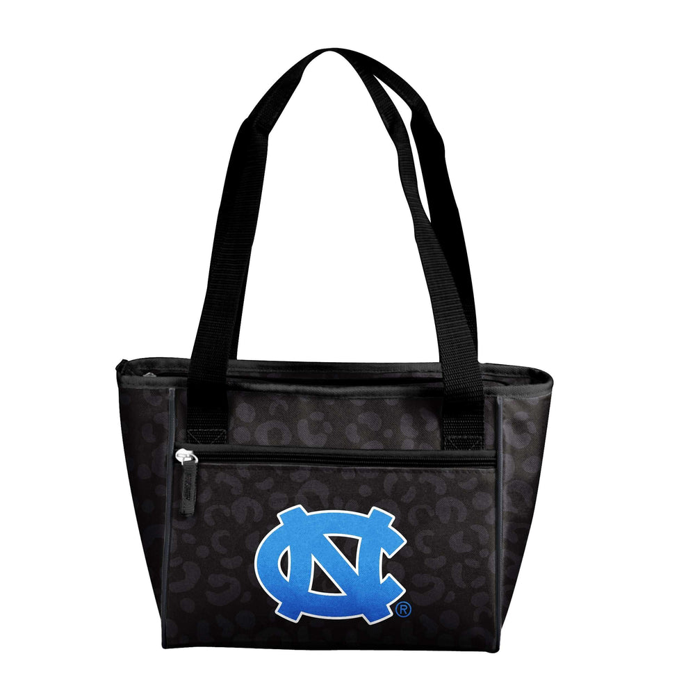 North Carolina Leopard Print 16 Can Cooler Tote - Logo Brands - Flyclothing LLC