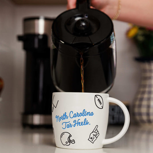 North Carolina 18oz Playmaker Mug - Logo Brands - Flyclothing LLC