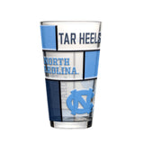 North Carolina 16oz Quilted Stained Pint Glass - Logo Brands - Flyclothing LLC