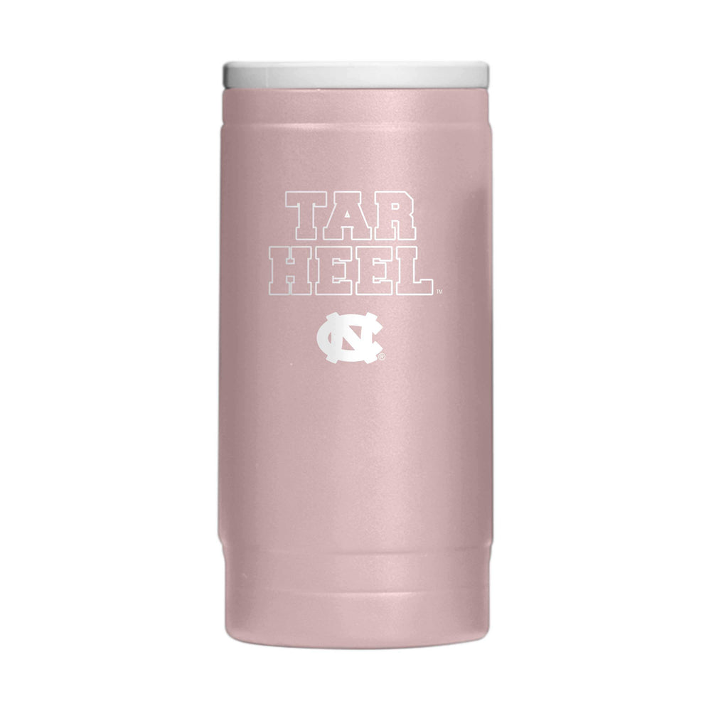 North Carolina Stencil Powder Coat Slim Can Coolie - Logo Brands - Flyclothing LLC