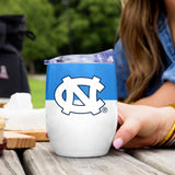 North Carolina 16oz Colorblock Stainless Curved Beverage - Logo Brands - Flyclothing LLC