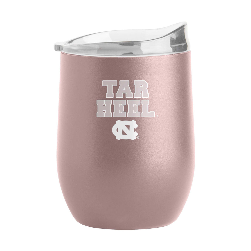 North Carolina 16oz Stencil Powder Coat Curved Beverage - Logo Brands - Flyclothing LLC