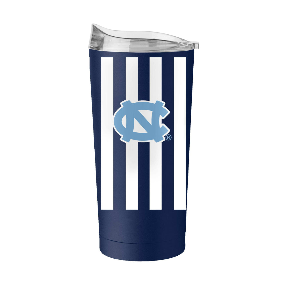North Carolina 20oz Striped Powder Coat Tumbler - Logo Brands - Flyclothing LLC