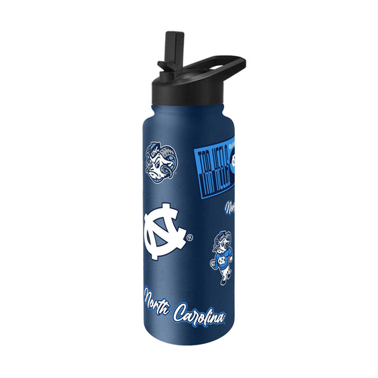North Carolina 34oz Dreamweave Quencher Bottle - Logo Brands - Flyclothing LLC