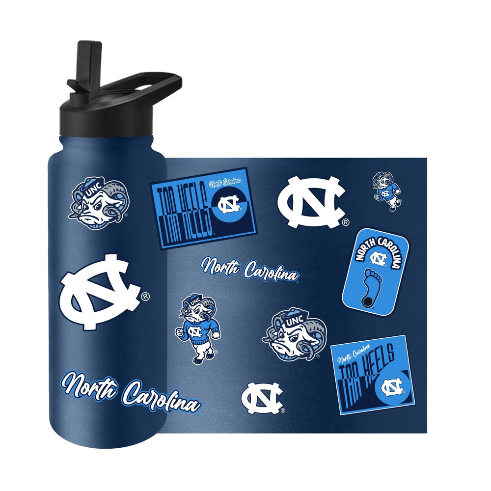 North Carolina 34oz Dreamweave Quencher Bottle - Logo Brands - Flyclothing LLC