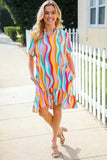 Haptics Tiered Woven Ruffle Hem Dress - Trendsi - Flyclothing LLC