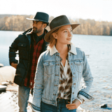 Stetson Denim Sherpa Lined Jacket - Stetson - Flyclothing LLC