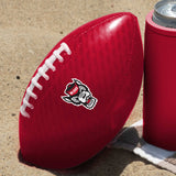 NC State Carbon Fiber Mini Size Glossy Football - Logo Brands - Flyclothing LLC