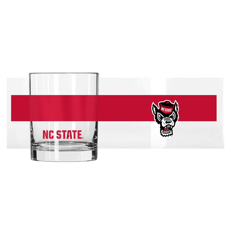 N.C. State 14oz Colorblock Rocks Glass - Logo Brands - Flyclothing LLC