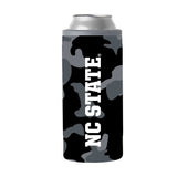 NC State Black Camo 12oz Slim Can Coolie - Logo Brands - Flyclothing LLC