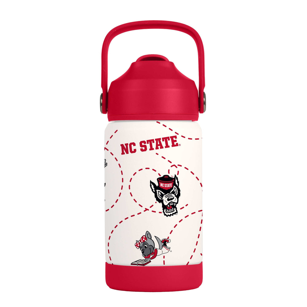 NC State 12oz Mascot SS Kids Bottle - Logo Brands - Flyclothing LLC