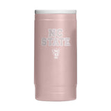 NC State Stencil Powder Coat Slim Can Coolie - Logo Brands - Flyclothing LLC