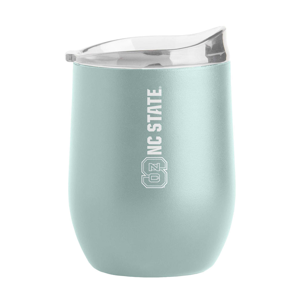 NC State 16oz Vertical Powder Coat Curved Beverage - Logo Brands - Flyclothing LLC