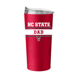 NC State Dad Red 20oz Powder Coat Tumbler - Logo Brands - Flyclothing LLC