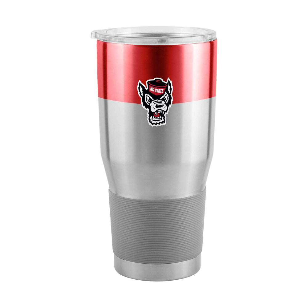 NC State 30oz Colorblock Stainless Steel Tumbler - Logo Brands - Flyclothing LLC